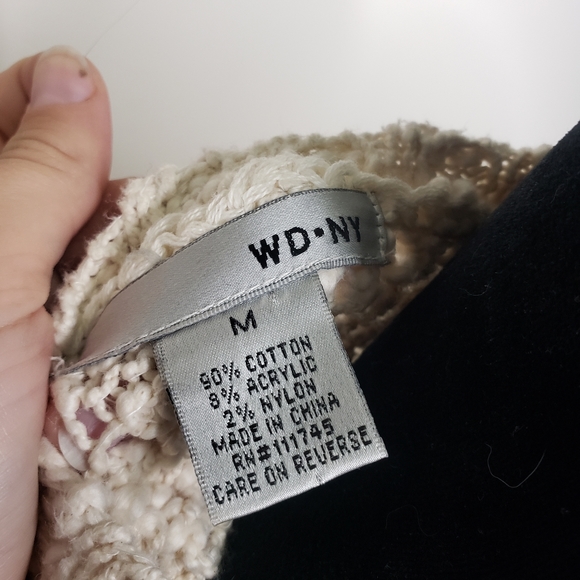 WD.NY crochet knit sweater - Picture 4 of 4